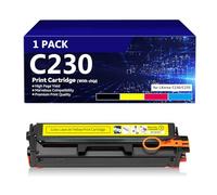 C230 C235 Toner Cartridges Replacement (with Chip) for Xerox 006R04383 006R04384 006R04385 006R04386 Works With C230 C235 Printers, High Capacity,Y-1500pages