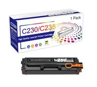 C230 C235 Toner Cartridges Replacement (with Chip) For Xerox 006R04383 006R04384 006R04385 006R04386 Works With C230 C235 Printers, High Capacity 1500 Pages,Black-1 Pack
