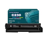 C230 C235 Toner Replacement For Xerox 006R04383 006R04384 006R04385 006R04386 Ink Cartridge(No Chip) , Standard Capacity For Xerox C235 C230 Color Printer,Black-1Set
