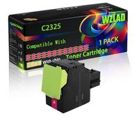 C2325 Compatible for Lexmark Toner Cartridge with Chip C2325 C2425 C2535 MC2325 MC2425 MC2535 Printers (1 Pack Magenta)