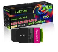 C2325dw Compatible for Lexmark Toner Cartridge with Chip C2325dw C2425dw C2535dw MC2425adw MC2535adwe Printers (1 Pack Magenta)