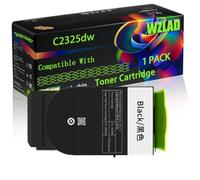 C2325dw Compatible for Lexmark Toner Cartridge with Chip C2325dw C2425dw C2535dw MC2425adw MC2535adwe Printers (1 Pack Black)
