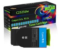 C2325dw Compatible for Lexmark Toner Cartridge with Chip C2325dw C2425dw C2535dw MC2425adw MC2535adwe Printers (1 Pack Cyan)