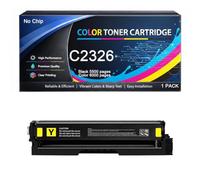 C2326 Toner Cartridge No Chip Compatible for Lexmark 24B7499 24B7500 24B7501 24B7502 High Yield Work with C2326 XC2326 Printers