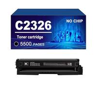 C2326 Toner Cartridge No Chip Compatible For Lexmark C2326 XC2326 Printer, High Yield Toner 5500/6000 Pages,Black-1 Pack