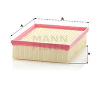 C24123/2 MANN HUMMEL AIR FILTER FOR RENAULT