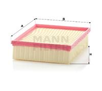 C24123/2 MANN HUMMEL AIR FILTER FOR RENAULT
