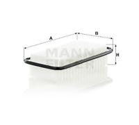 C2513 MANN HUMMEL AIR FILTER (Toyota Yaris, Yaris Verso.) SAME DAY DISPATCH