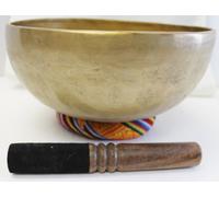 C257 9.25" Energetic Solar 'E' Chakra Healing Tibetan Singing Bowl Made in Nepal