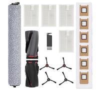 C28 Accessories Replacement for eufy C28 Omni Vacuum Cleaner,C28 Accessories Kit Include 1 Main Brush,1 Roller Mop,4 Side Brushes,4 HEPA Filters,6 Replacement Dust Bags,1 Cleaning Tools