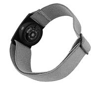 C2D JOY Elastic Nylon Bracelet with Quick Release Compatible with Polar OH1/OH1+/Verity Sense Heart Bracelet Replacement Strap XXL - Grey