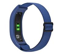 C2D JOY Elastic Nylon Strap Compatible with vivosmart 4 Activity Tracker Replacement Watchband with Case Midnight Blue
