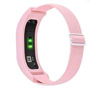 C2D JOY Elastic Nylon Strap Compatible with vivosmart 4 Activity Tracker Replacement Watchband with Case Grey