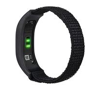 C2D JOY Sport Mesh Nylon Straps Compatible with Garmin Vivosmart 4 tracker Replacement Bands with Case-Black