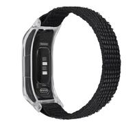 C2D JOY Sport Mesh Nylon Straps Compatible with Garmin Vivosmart 5 tracker Replacement Bands with Case-Black