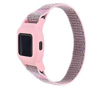 C2D JOY Sport Mesh Strap Compatible with Garmin vivofit jr 3 Replacement Hook&Loop Watchband with Case-Grey