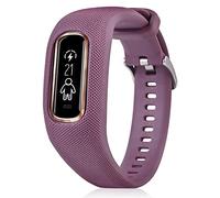 C2D JOY Strap TPU Wristband Compatible with Garmin vivosmart 4,Make Broken Original Tracker Work again-Medium Berry