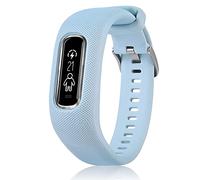 C2D JOY Strap TPU Wristband Compatible with Garmin vivosmart 4,Make Broken Original Tracker Work again-Medium Azure Blue