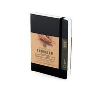 C2F, Inc. Pentalic Grid Traveler Pocket Journal, 6 by 4-Inch, Black