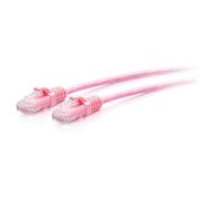 C2G 0.3M (1Foot) CAT6A Extra Flexible Slim Ethernet Cable, Ideal for use with Router, Modem, Internet,Wifi boxes, Xbox, PS5, Smart TV, SKY Q, IP Camera. Delivering Ultra Fast Internet Speeds. PINK