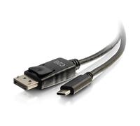 C2G 0.3m USB-C to DisplayPort™ Adapter Cable 4K 30Hz - Black