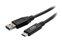 C2G 0.3m (1ft) USB-C® Male to USB-A Male Cable - USB 3.2 Gen 1 (5Gbps)