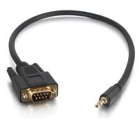 C2G 0.5m DB9 - 3.5mm m/m Black