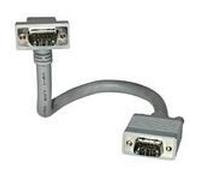 C2G 0.5m Monitor HD15 M/F cable VGA cable VGA (D-Sub) Grey