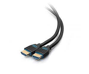 C2G 0.5m Performance Series Ultra Flexible High Speed HDMI Cable - 4K 60Hz In-Wall, CMG (FT4) Rated Compatible with Xbox, Blu-ray, DVD, PS5, Smart TV, Soundbar, Monitors