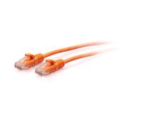 C2G 0.9M (3Foot) CAT6A Extra Flexible Slim Ethernet Cable, Ideal for use with Router, Modem, Internet,Wifi boxes, Xbox, PS5, Smart TV, SKY Q, IP Camera. Delivering Ultra Fast Internet Speeds. ORANGE