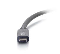 C2G 0.9m (3ft) USB C Cable - USB A 3.0 (3A) - M/M USB Type C Cable - Black