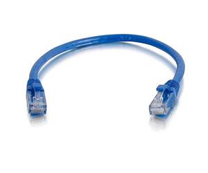 C2G 1.5M BLUE Cat5e Ethernet RJ45 High Speed Network Cable, LAN Lead Cat5e Unshielded PVC UTP Patch Cable