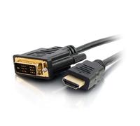 C2G 1.5M HDMI to DVI-D High Speed Digital Video Cable, DVI to HDMI Monitor Adapter Cable, Full 1080p HD Suitable for PS4, Raspberry Pi, Roku, Xbox One, Blue Ray, DVD, Dell Docking Stations and More