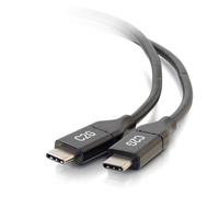 C2G 1.8M (6ft) USB-C 2.0 Male to Male Charging and Data Transfer Cable - 5A Power Delivery and 480Mbps Transfer Speeds