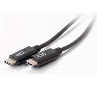 C2G 1.8m (6ft) USB C Cable - USB 2.0 (3A) - M/M USB Type C Cable - Black