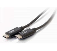 C2G 1.8m (6ft) USB C Cable - USB 2.0 (3A) - M/M USB Type C Cable - Black