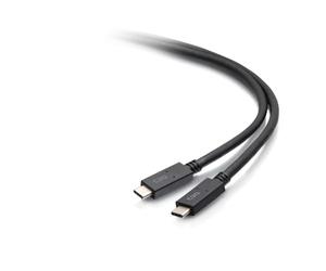 C2G 1.8M (6ft) USB-C® Male to USB-C Male Charging, Data Transfer and Ultra HD 4K Video Cable (20V 3A) - USB 3.2 Gen 1 (5Gbps)