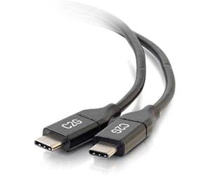 C2G 1.8m (6ft) USB-C to USB-C 3A Power Delivery and Data Transfer Lead Suitable for use with Galaxy S9/8+, MacBook Pro, iPad Pro, Google Pixel, Chromebook, Nexus, Huawei, Nintendo Switch and more