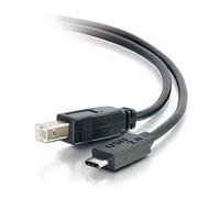 C2G 1.8M (6ft) USB Printer Cable, USB-C 2.0 to B Lead. Compatible with Printers and Scanners from HP, Epson, Brother, Samsung, Cannon and all other USB-C A/B Devices