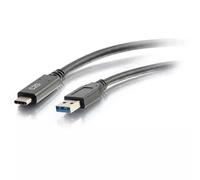 C2G 10ft (3m) USB-C to USB-A 3.2 Gen 1 (5Gbps) Cable M/M - Black 3.048 m USB C USB A USB 3.2 Gen 1 (3.1 Gen 1) 5 Gbit/s Black