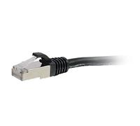 C2G 10M Black CAT6A Ethernet Gigabit Lan Network Cable (RJ45) Nickel plated and Copper Braided Patch UTP Cable
