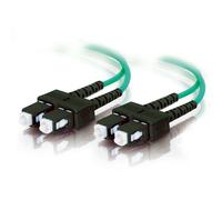 C2G 10m Fibre/Fiber Optic Cable for 10Gb Base-SR and 10GBase-LRM SC/SC 10Gb LSZH Duplex Multimode 50/125 Fibre