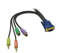 C2G 10m Ultima 5-in-1 KVM HD15 VGA M/M Cable with Speaker and Mic