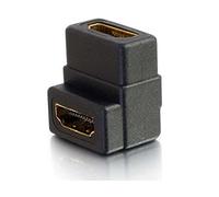 C2G 18400 Right Angle HDMI Female to Female Coupler, Black