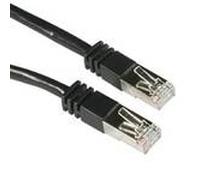 C2G, SHIELD CAT5E MOULDED PATCH CBL BLK, 1m