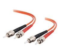 C2G 1m Fibre/Fiber Optic Cable for Fast Ethernet, Fibre Channel, ATM and Gibabit Patch Cable LSZH ST/ST Duplex Multimode Multimode 62.5/125 MM