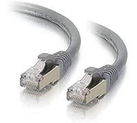 C2G 1 m Cat6a Shielded Patch Cable - Grey