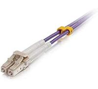 C2G 1m LC/LC OM4 LSZH Fibre Patch - Purple - Patch cable - LC multi-mode (M) to LC multi-mode (M) - 1 m - fibre optic - 50/125 micron - OM4 - purple