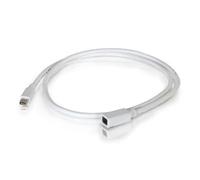 C2G 1m Mini DisplayPort Extension Cable M/F - White
