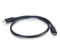 C2G 1m Thunderbolt 3 Cable (20Gbps) - Thunderbolt Cable - 4K support - Black